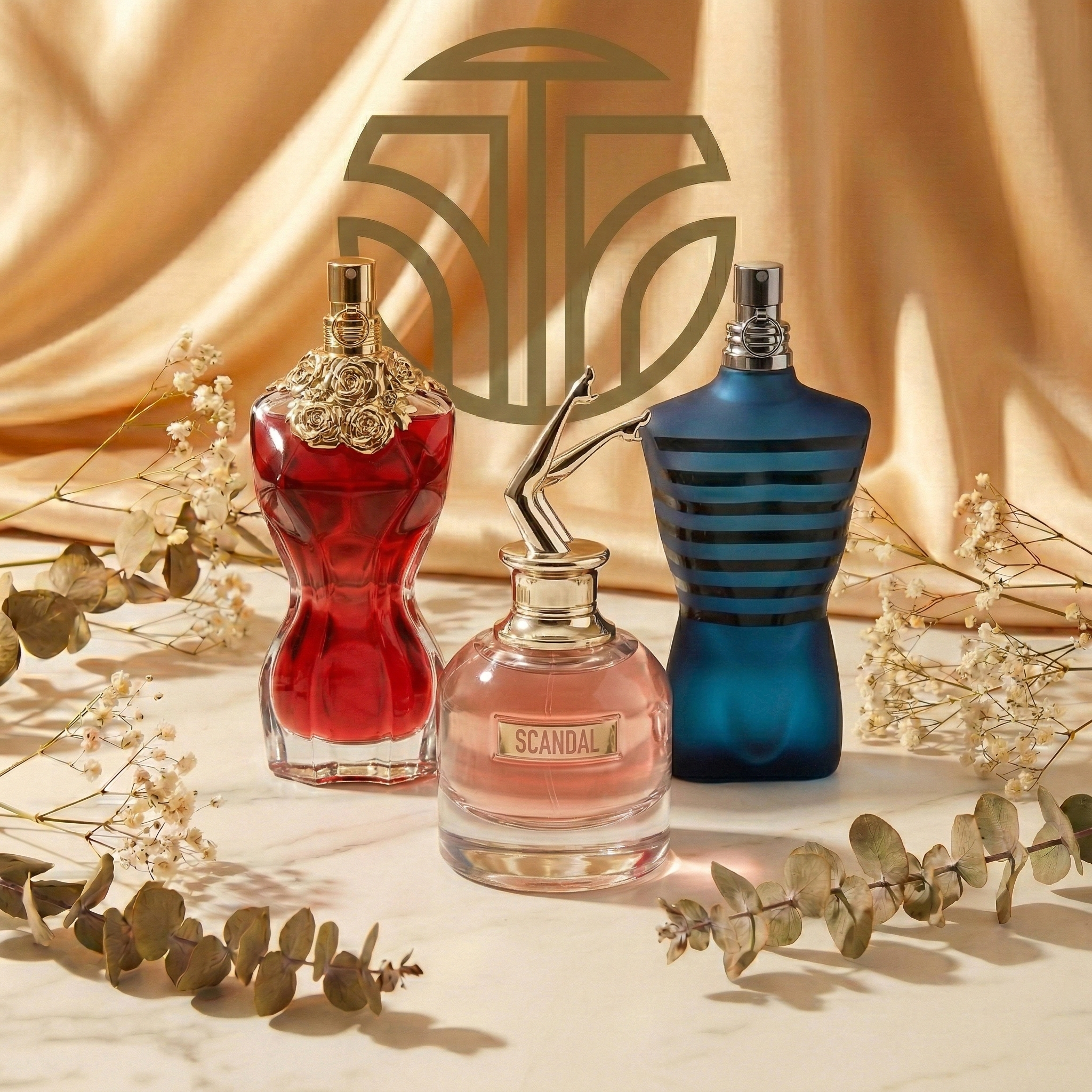 PACK DE 3 PERFUMES: LA BELLE, ULTRA MALE, GAULTIER SCANDAL – 100ML