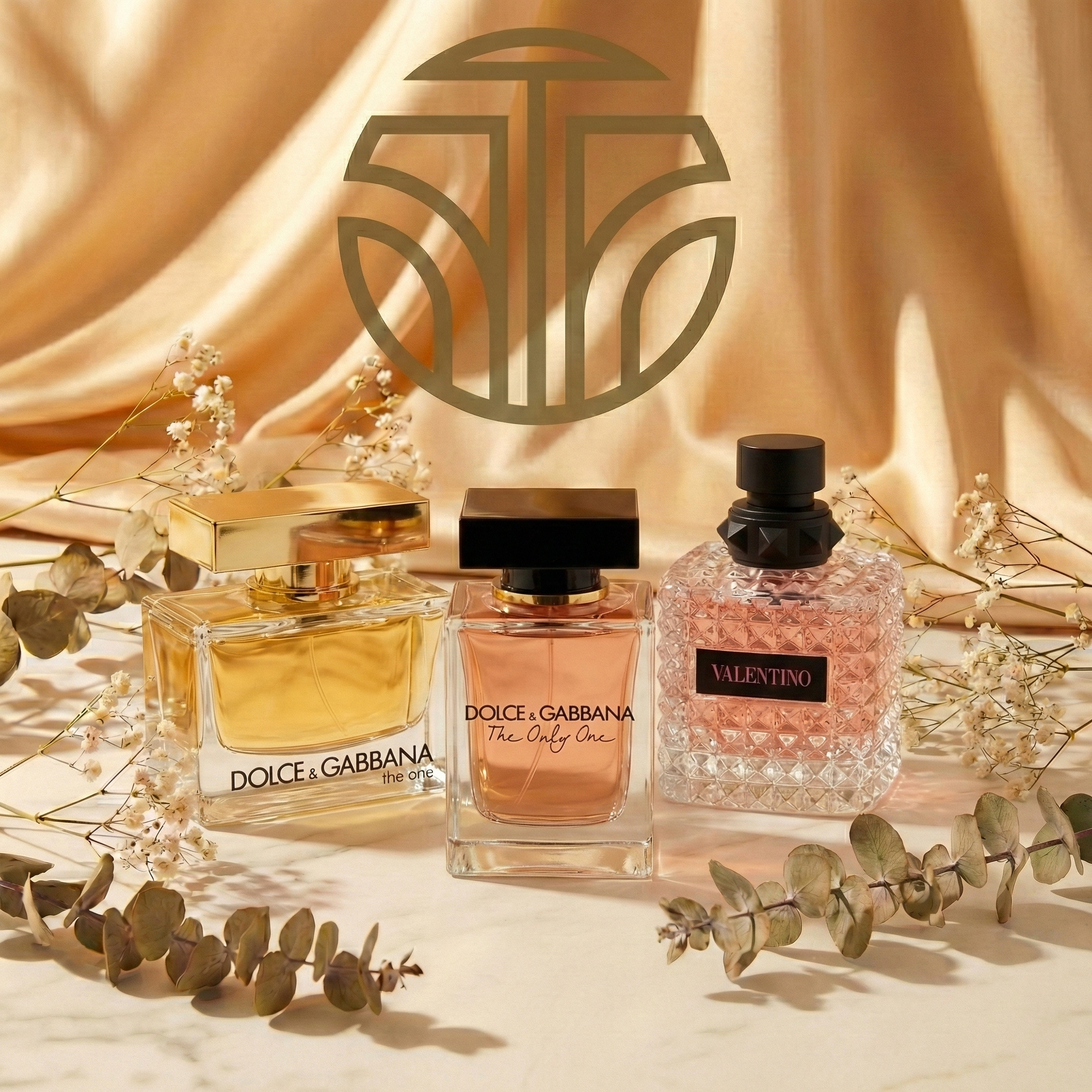 PACK DE 3 PERFUMES: THE ONE DOLCE & GABBANA, THE ONLY ONE DOLCE & GABBANA, VALENTINO BORN IN ROMA DONNA – 100 ML